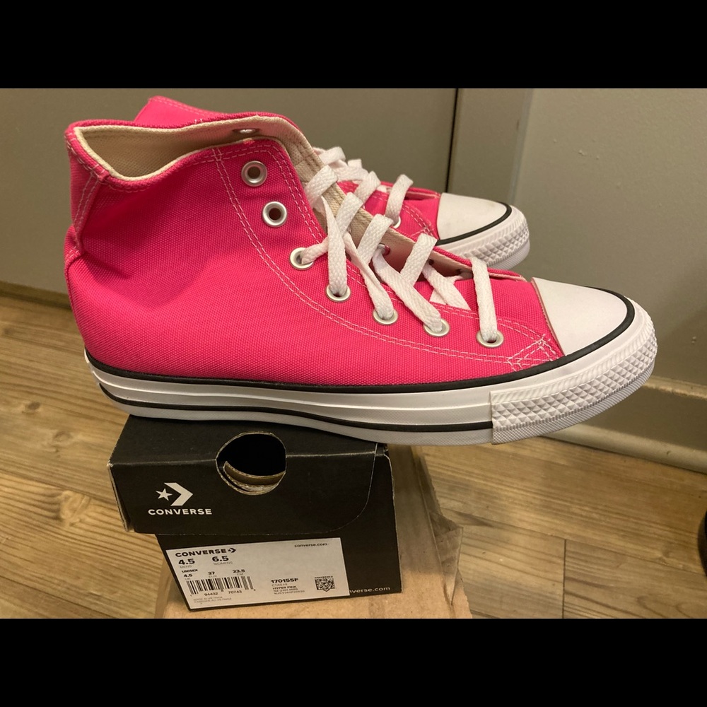 Converse allstar high top pink mens 4.5 womens 6.5